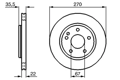 BOSCH 0 986 479 071 Fren Aynası On A4144210012