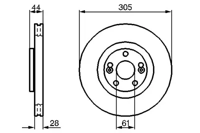 BOSCH 0 986 479 109 Fren Dıskı 7701206673