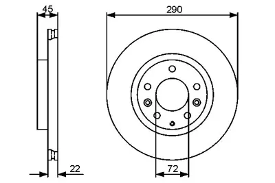 BOSCH 0 986 479 474 Fren Dıskı NF4Y3325X