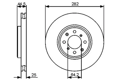 BOSCH 0 986 479 476 Fren Dıskı SDB000440
