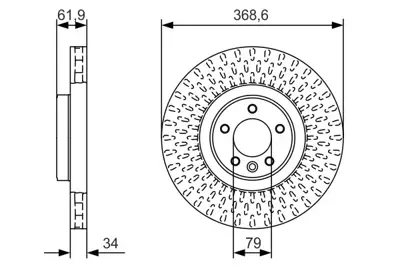 BOSCH 0 986 479 B18 Fren Aynası LR016176