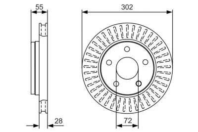 BOSCH 0 986 479 C38 Fren Aynası On 52060137AB