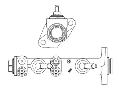 BOSCH 0 986 480 263 Fren Ana Merkezi 4394900 LF16810200