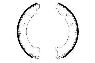 BOSCH 0 986 487 548 El Fren Pabuç Balata Volvo 850 91-96 C70 97-05 S70 97-00 V70 97-00 Xc70 97-02 178x25 35168814