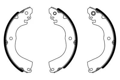 BOSCH 0 986 487 951 Fren Pabucu C-Zero  I-Mıev  Ion C-Zero  I-Mıev  Ion 1606226780 4600A335