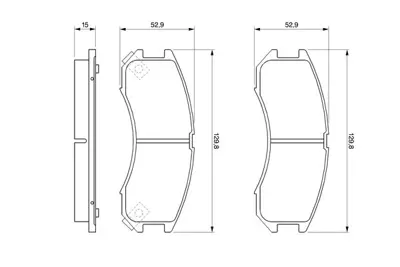 BOSCH 0 986 493 790 Dısk Balata 626 2.0 12v 06.1987 - 07.1991; 626 2.0ı Hatchback 06.1987 - 08.1989; Probe 2.2 (Bae) V9118X003