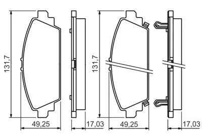 BOSCH 0 986 494 414 Dısk Balata 45022S6FE50