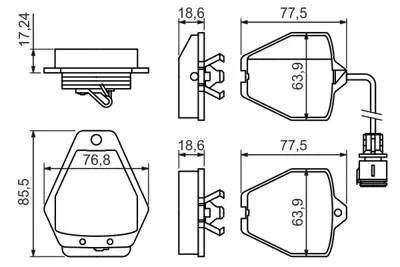 BOSCH 0 986 494 436 Dısk Balata A8 4.2 Quattro 06.1994 - 05.1999; A8 4.2 Quattro 04.1997 - 12.1998; A8 2.5 Tdı (Bae) 4D0698151AD 4D0698151F