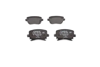 BOSCH 0 986 494 649 Dısk Balata Arka Vw-Caddy Touran Audı-Quatro Seat Skoda Gdb1551 Audı-A3-4-6 Vwgdb1622 1K0698451K