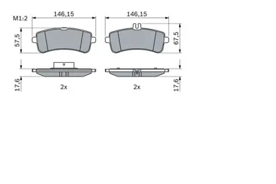 BOSCH 0 986 494 763 Dısk Balata A0064209020