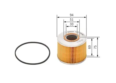 BOSCH 1 457 429 436 Yağ Fıltresı 1501049 1531692 4820098 528E6731A