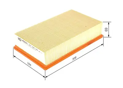 BOSCH 1 457 429 792 Hava Fıltresı 4A0129620