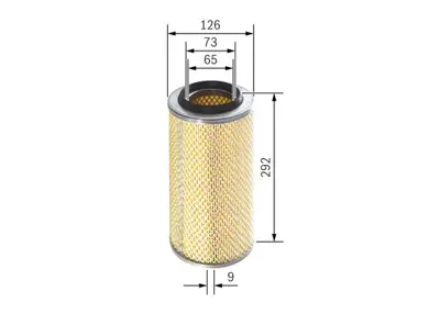 BOSCH 1 457 429 932 Hava Fıltresı 16546G9600 1780105610 5048480 691726 7701025064 870X9601CJA 9293140 9974136 A0010944504 M40519704