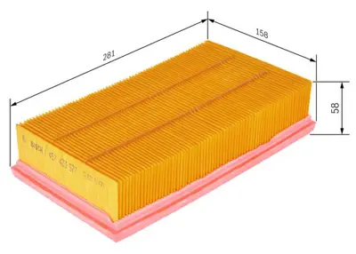 BOSCH 1 457 433 577 Hava Fıltresı 7701047478