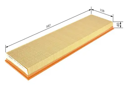 BOSCH 1 457 433 601 Hava Fıltresı A0020949404