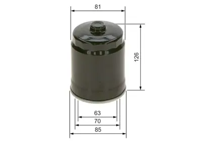 BOSCH 1 457 434 103 Dızel Yakit Fıltresı 190641 190642 7701031977 93891769