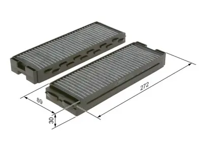 BOSCH 1 987 432 239 Aktıf Karbonlu Kabın Fıltresı B72003Y000