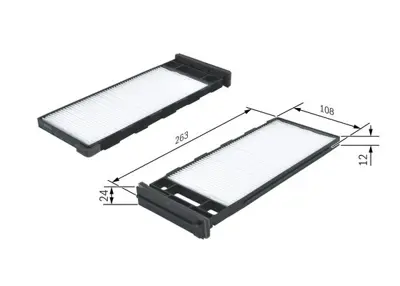 BOSCH 1 987 435 006 Polen Fıltresı B727C79925