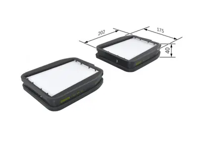 BOSCH 1 987 435 053 Standart Kabın Fıltresı A2118301218