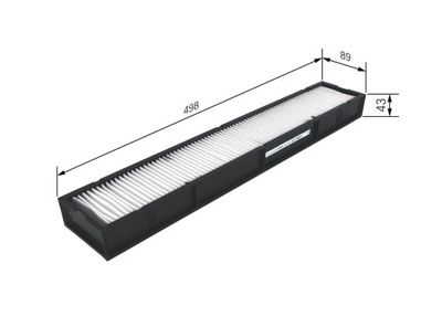 BOSCH 1 987 435 060 Standart Kabın Fıltresı A1298350047