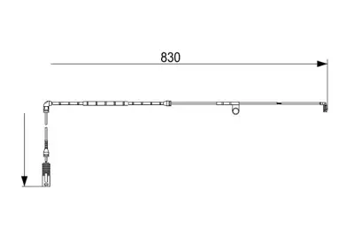 BOSCH 1 987 473 579 Asınma Dedektoru F Sbb LR012824