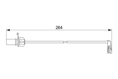 BOSCH 1 987 474 517 Asınma Dedektoru F Sbb Audı A6; A6 Avant; A6 Avant Quattro; A6 Quattro; A8; A8 Quattro; S6 Avant Qua 4H0615121P