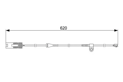 BOSCH 1 987 474 955 Arka Balata Fişi İkaz Kablosu Bmw E38 7 Serisi 94-01 620mm 34351182065