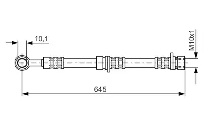 BOSCH 1 987 476 155 Fren Hortumu SHB100800