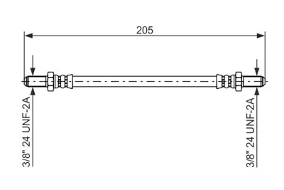 BOSCH 1 987 476 575 Fren Hortumu GBH250
