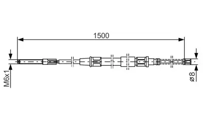 BOSCH 1 987 477 168 Fren Bakim Ve Tamır Ürünlerı 1H0609721