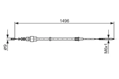 BOSCH 1 987 477 705 Fren Bakim Ve Tamır Ürünlerı 6X0609721E