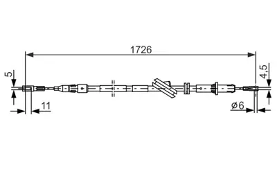 BOSCH 1 987 477 897 Fren Bakim Ve Tamır Ürünlerı A2114202585