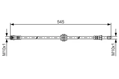 BOSCH 1 987 481 454 Fren Hortumu On Vıano W639 03> Vıto W639 03> A6394281235