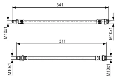 BOSCH 1 987 481 525 Fren Hortumu A4514200148