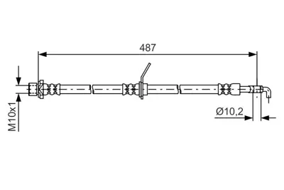 BOSCH 1 987 481 633 Fren Hortumu 9094702B83