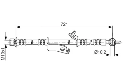 BOSCH 1 987 481 636 Fren Hortumu 9094702G22
