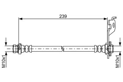 BOSCH 1 987 481 761 Fren Hortumu 5873707000