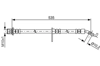 BOSCH 1 987 481 773 Fren Hortumu 9004922205