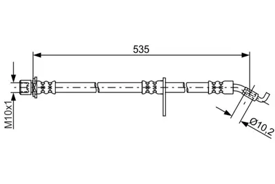 BOSCH 1 987 481 774 Fren Hortumu 9004922206