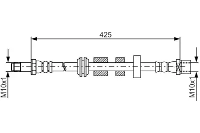 BOSCH 1 987 481 817 Fren Hortumu 