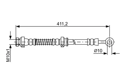 BOSCH 1 987 481 874 Fren Hortumu 587370X300