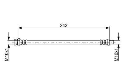 BOSCH 1 987 481 895 Fren Hortumu 587443D000 MR129761
