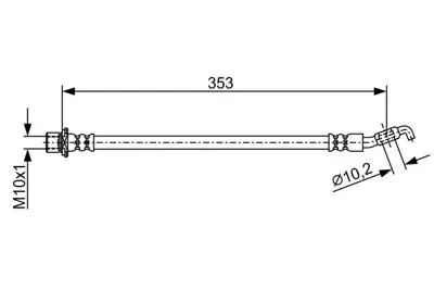 BOSCH 1 987 481 904 Fren Hortumu 9094702C28