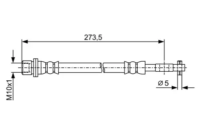 BOSCH 1 987 481 909 Fren Hortumu 9094702C41