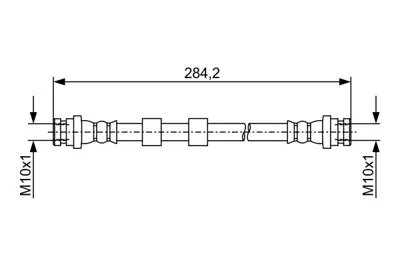 BOSCH 1 987 481 945 Fren Hortumu D65143810