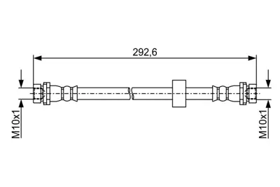 BOSCH 1 987 481 949 Fren Hortumu EC014382XA
