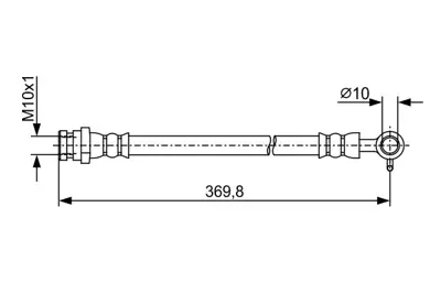 BOSCH 1 987 481 968 Fren Hortumu N06743810