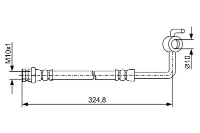 BOSCH 1 987 481 971 Fren Hortumu NA7543990A