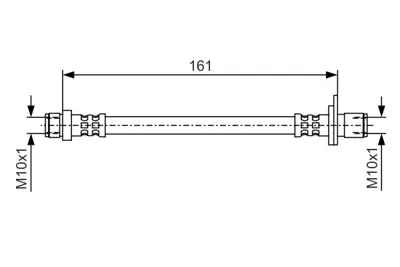 BOSCH 1 987 481 A20 Fren Hortumu Aurıs Aurıs 1.3 Vvt-I  Aurıs 1.4 D-4d  Aurıs 1.6  Aurıs 1.8  Aurıs 1.8 Vvt-I Hsd  Aurıs 90947W2026