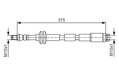 BOSCH 1 987 481 B18 Fren Hortumu 51859811